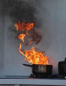 limpieza de incendios